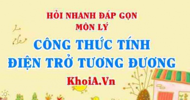 Công thức tính điện trở tương đương trong đoạn mạch nối tiếp và đoạn mạch song song? Hỏi nhanh đáp gọn môn Vật lý